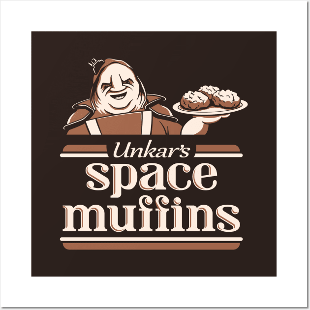 Space Muffins Wall Art by DoodleDojo